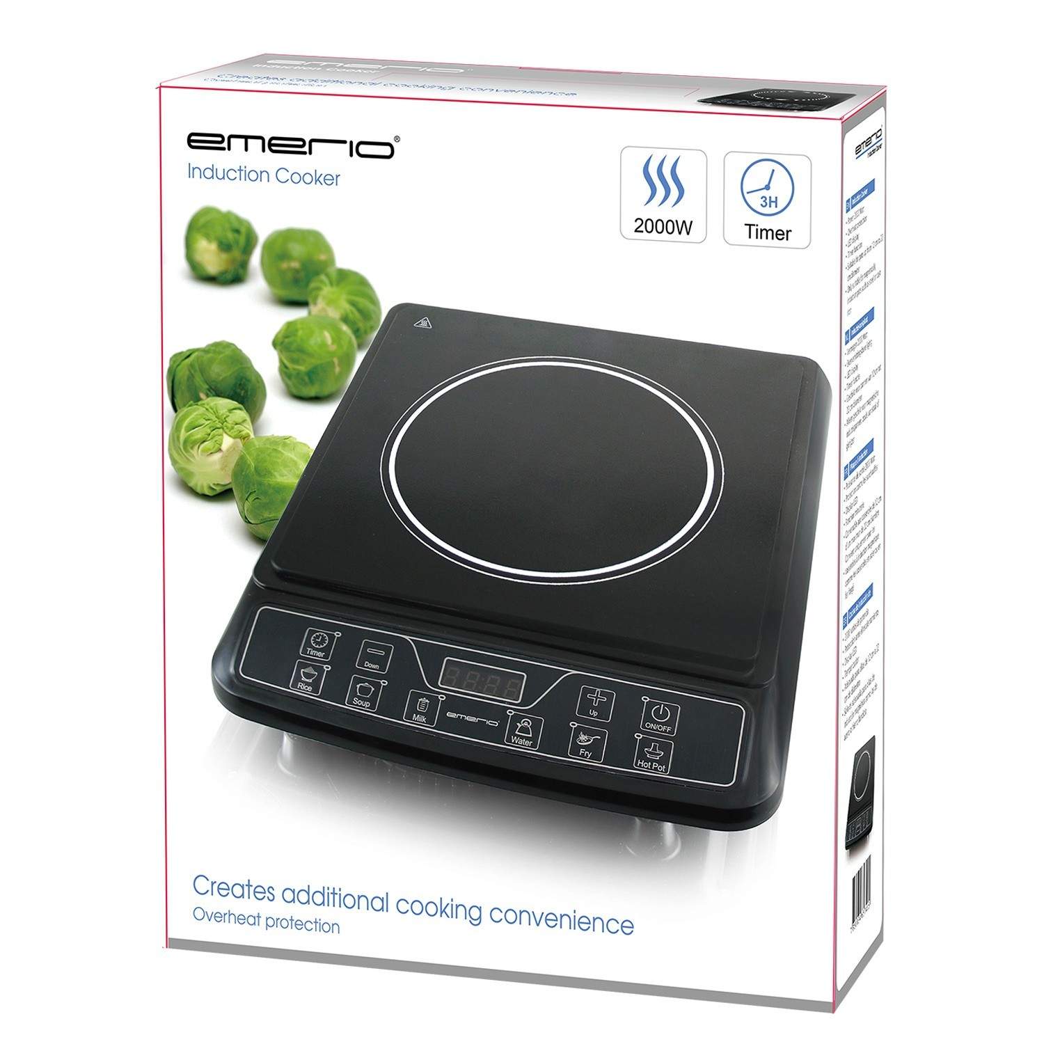 Alternativ bild 1 för Emerio Induktionshäll