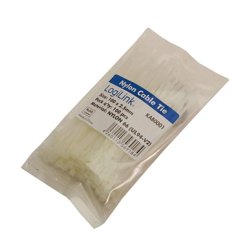 Kabelbindere 100x2,5mm 10kg 100stk billede