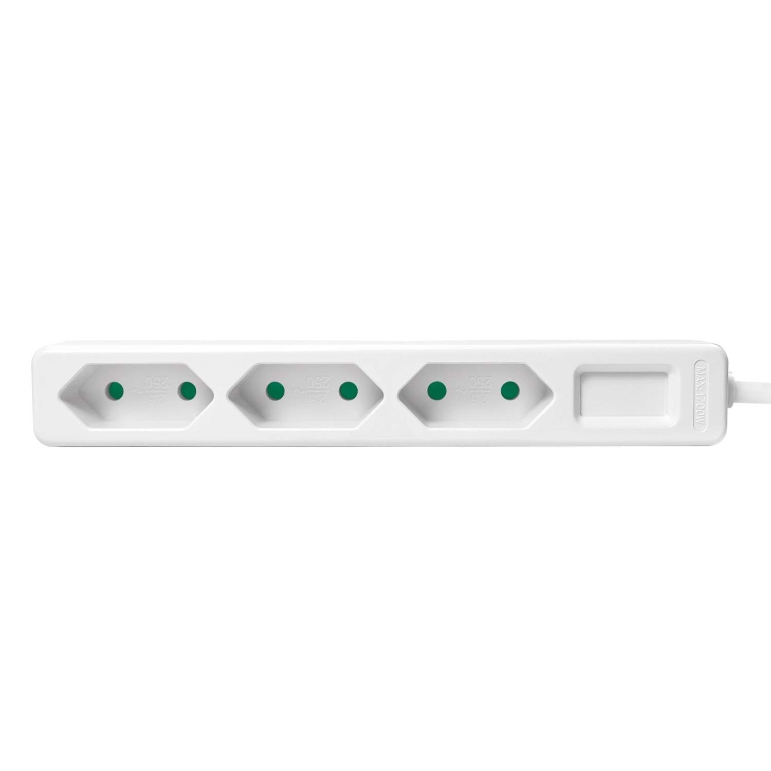 Alternativ bild 1 för LogiLink LPS229, 1,5 m, inomhus, Typ C, IP20, 1 mm ², Vit