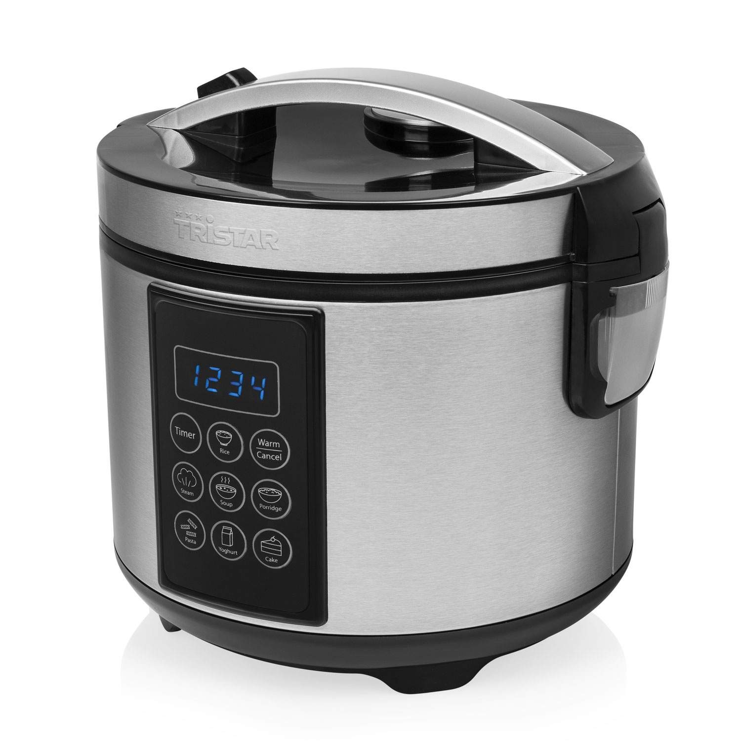 Alternativ bild 1 för Tristar Digital riskokare RK-6138 900 W 2,2 L silver