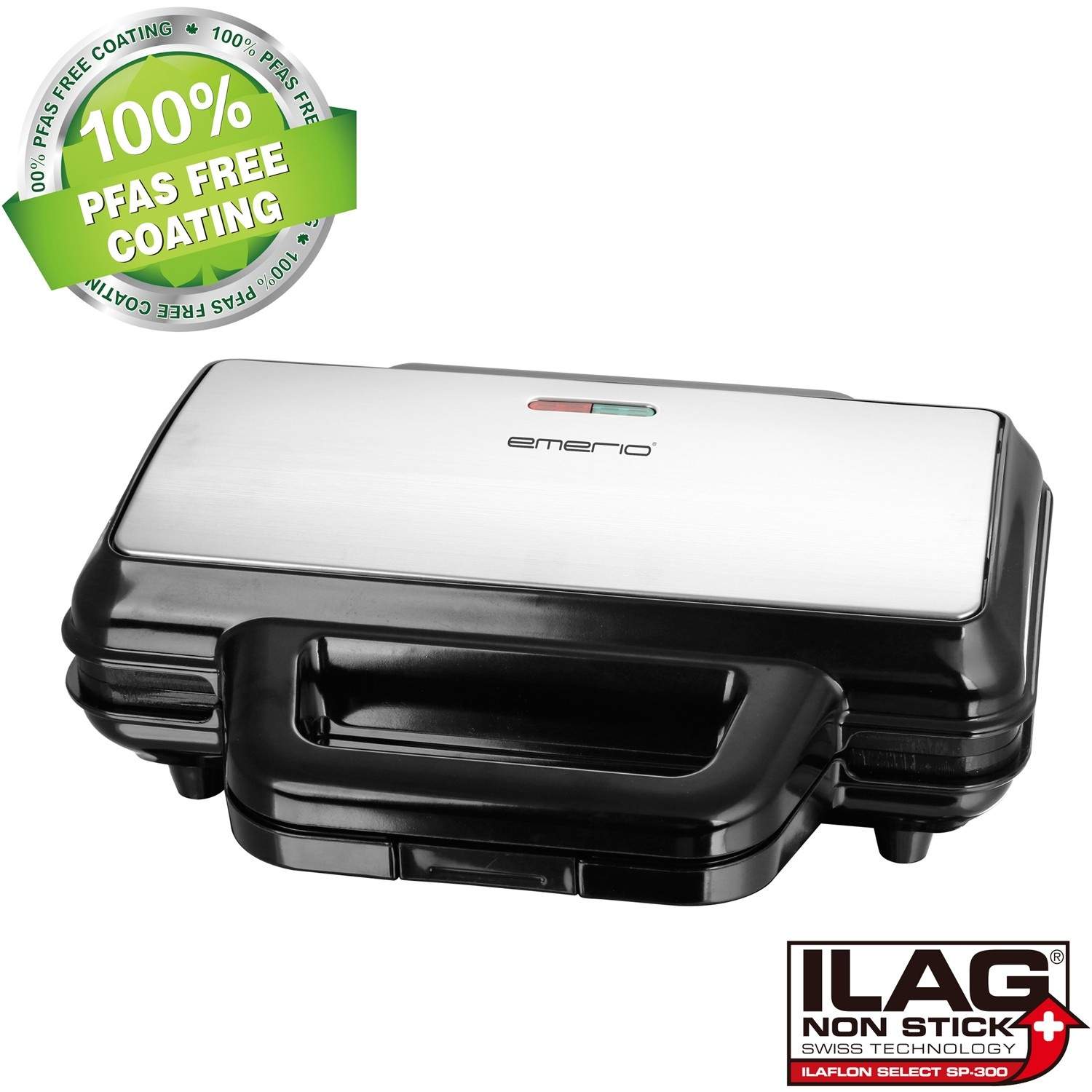 Alternativ bild 1 för Emerio XXL Smörgåsjärn