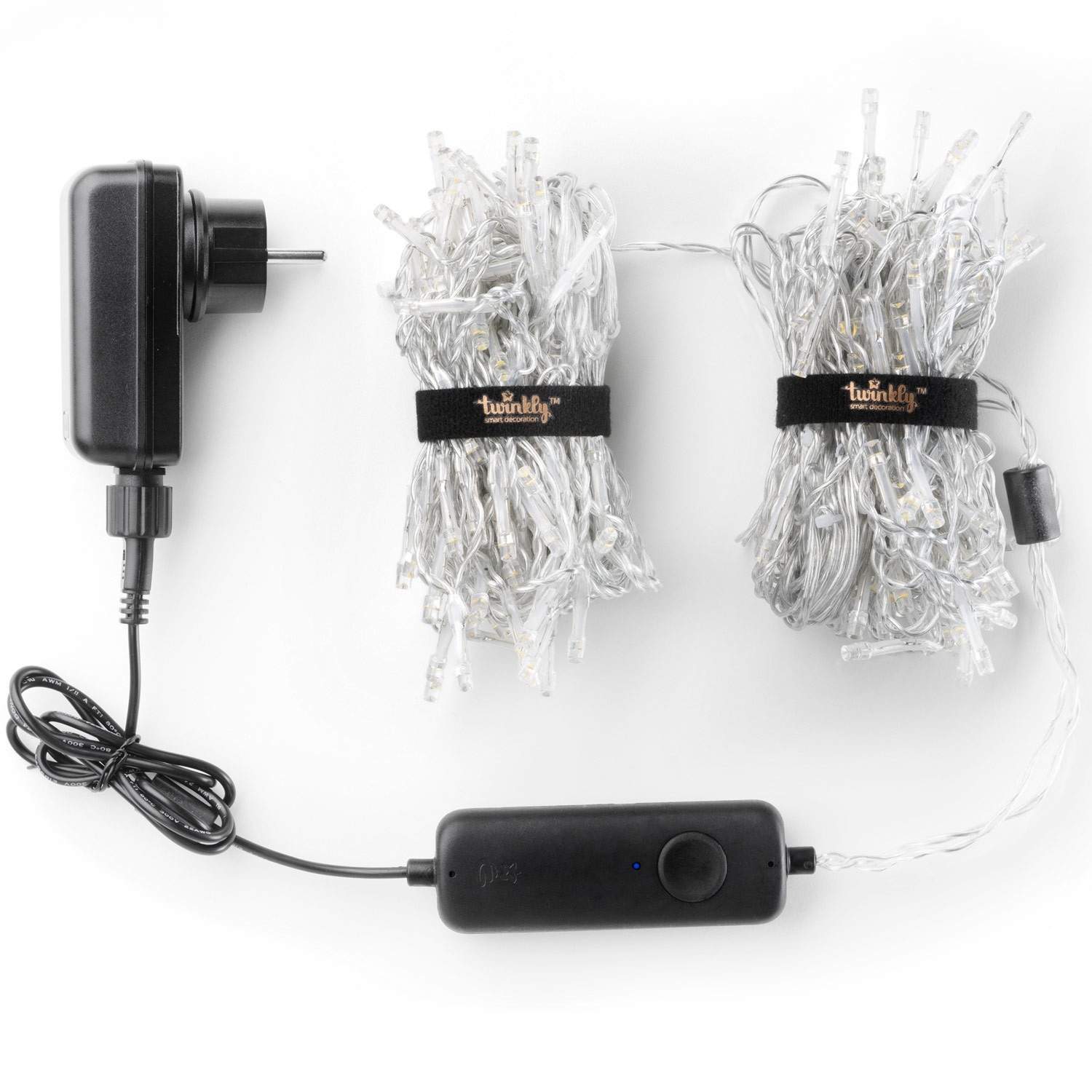 Alternativ bild 1 för Twinkly Icicle - Stränglampor - LED - klass G - varmt vitt till kallt vitt ljus