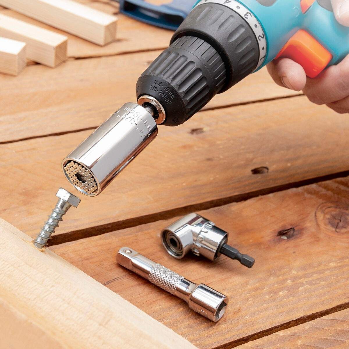 Alsidig universal topnøgle med tilbehør billede