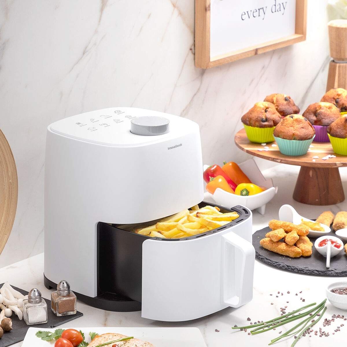 Oliefri frituregryde 2L 1200W - Sund og hurtig