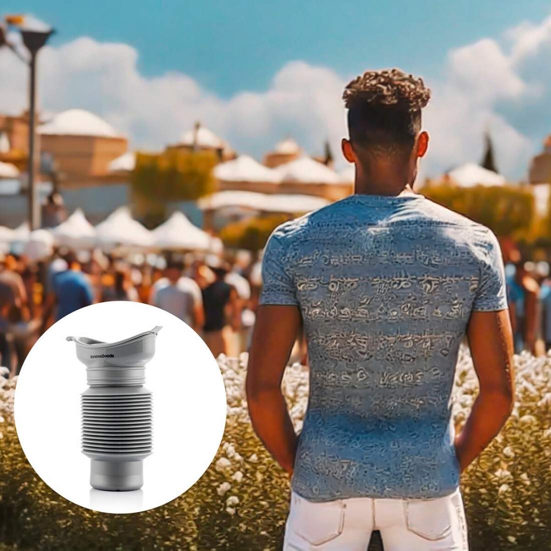 Hopfällbar Unisex Urinoar 750ml - Läckagesäker | Hem & Hobby | Pryloteket