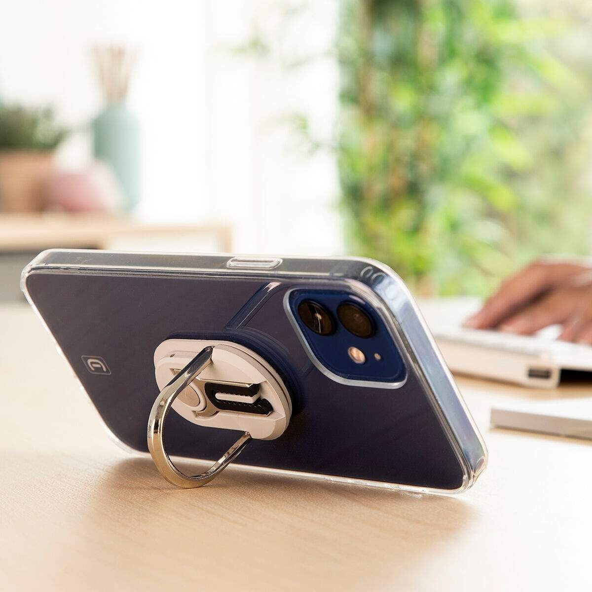 Justerbar 3-i-1 mobilholder - Kompakt og sikker