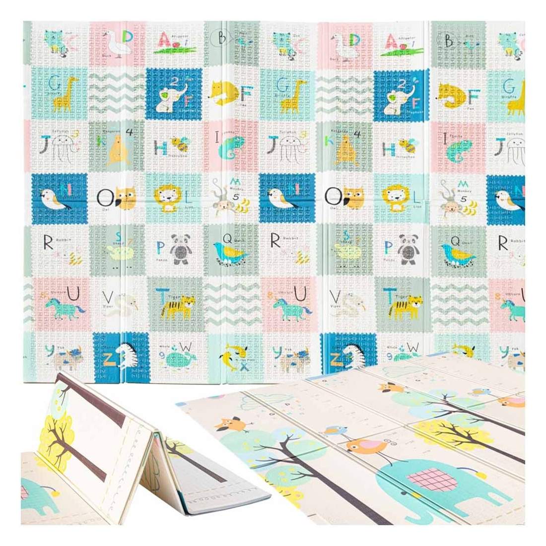 Isolerande skummatta med elefanter - dubbelsidig | Hem & Hobby | Pryloteket