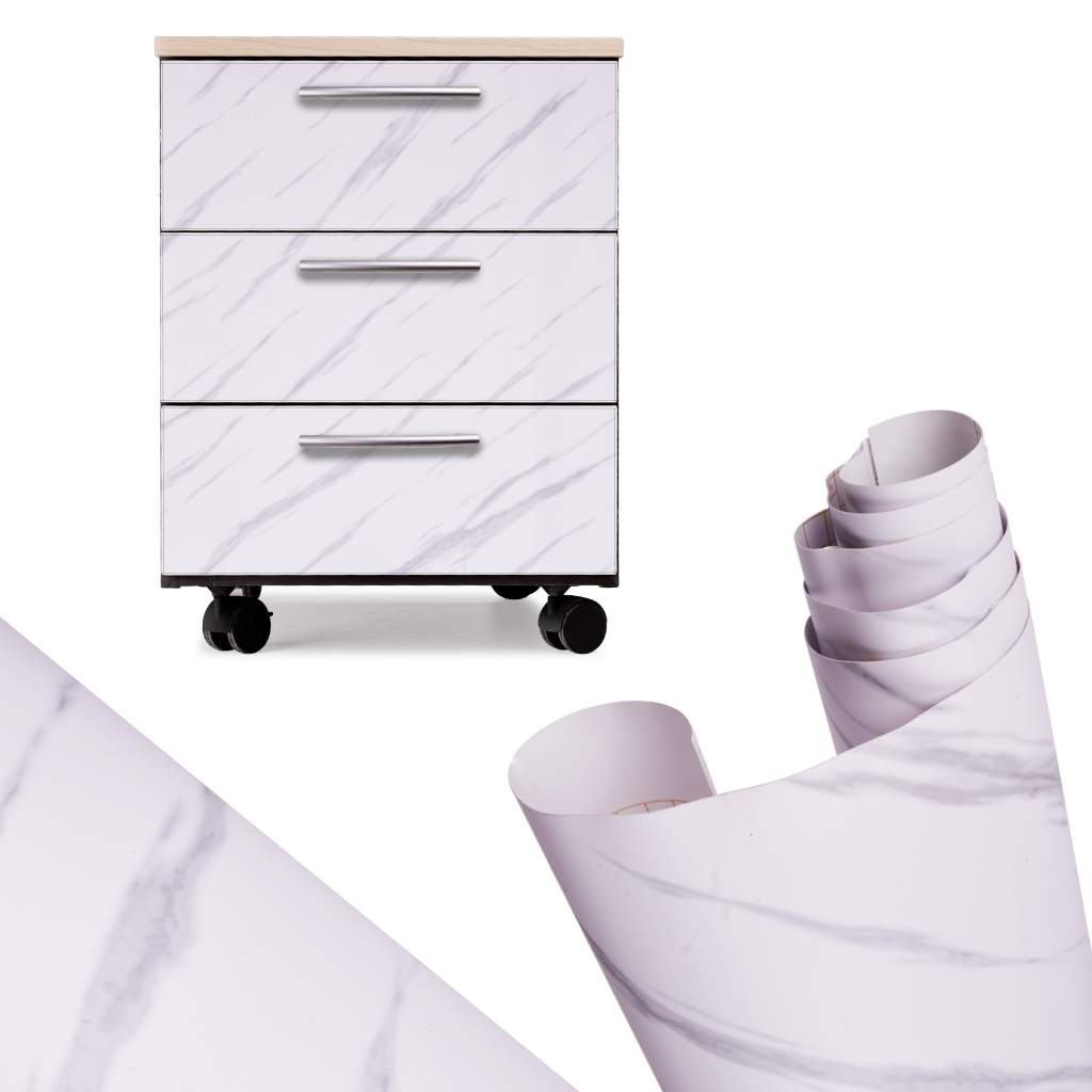 Itsekiinnittyvä marmorirulla 1,22x50m - Joustava