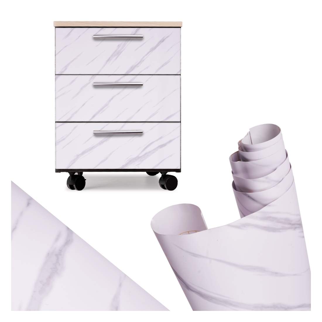 Självhäftande Marmorrulle 1,22x50m - Flexibel | Hem & Hobby - Hem & Hushåll - Badrum | Pryloteket