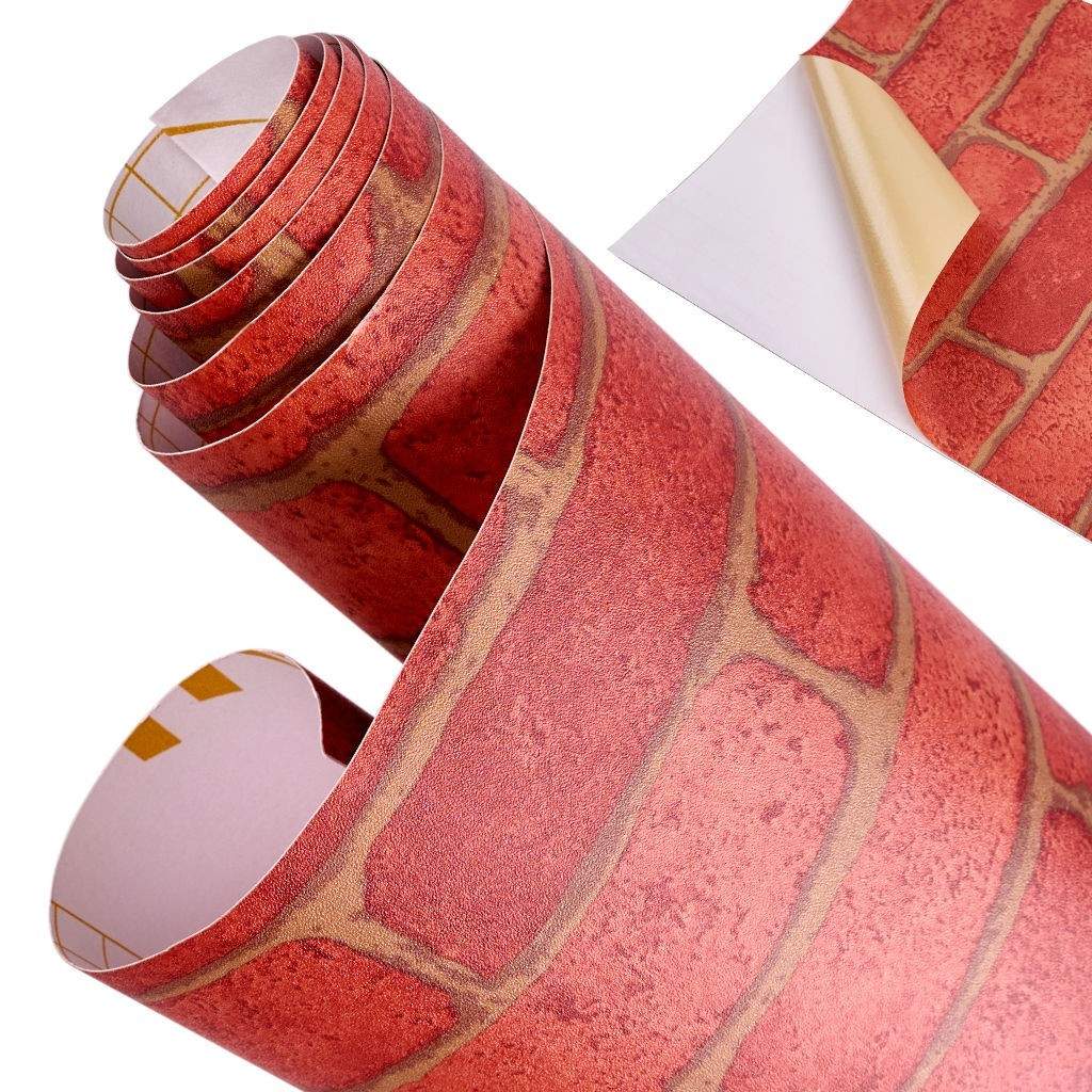 Fleksibelt selvklæbende murstenstapet 1,22x50m