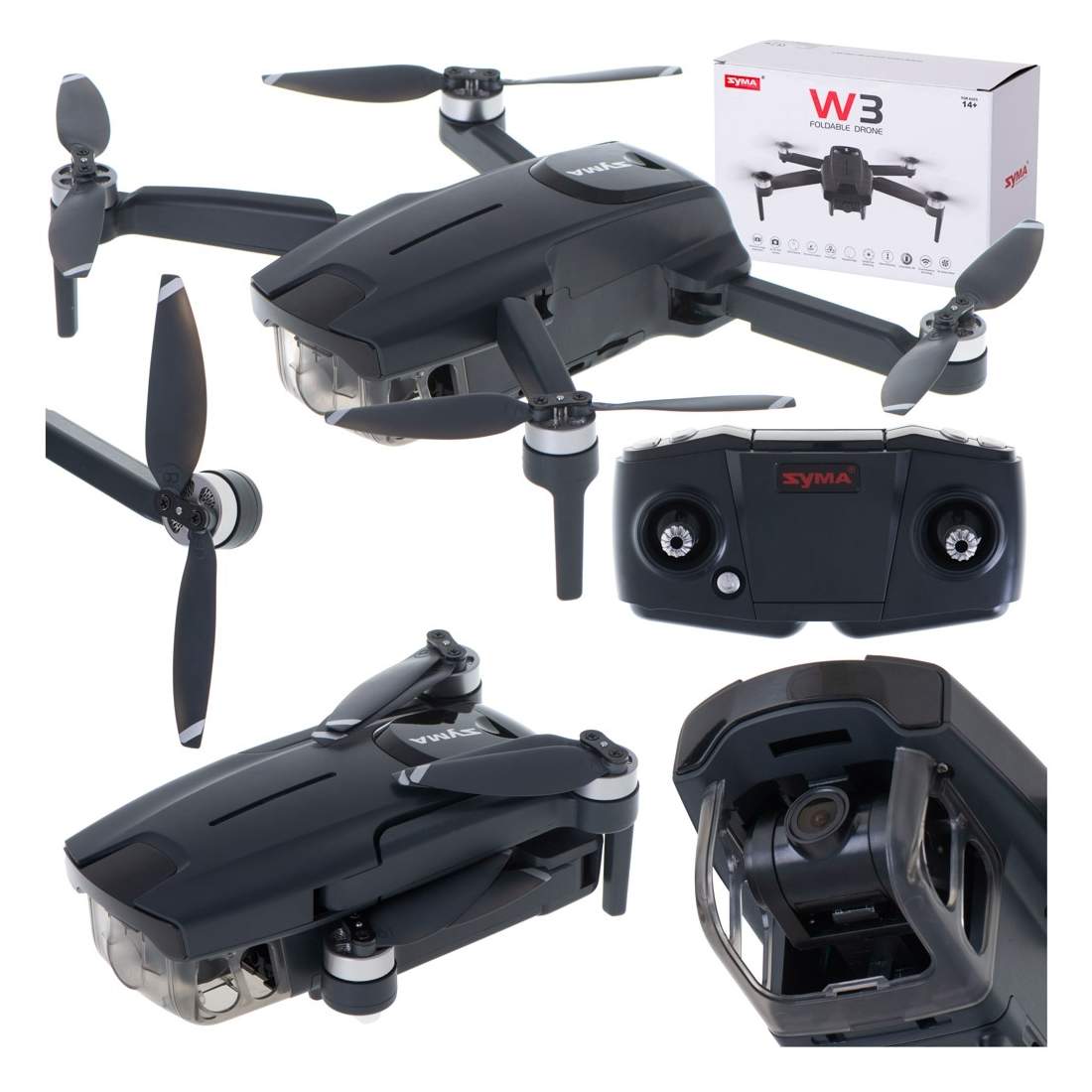 Hopfällbar 4K-drönare med bildstabilisering | Hem & Hobby | Pryloteket