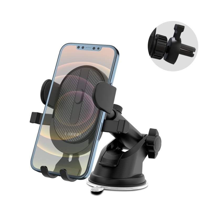 Stabil bilholder til instrumentbræt og ventilationsgrill