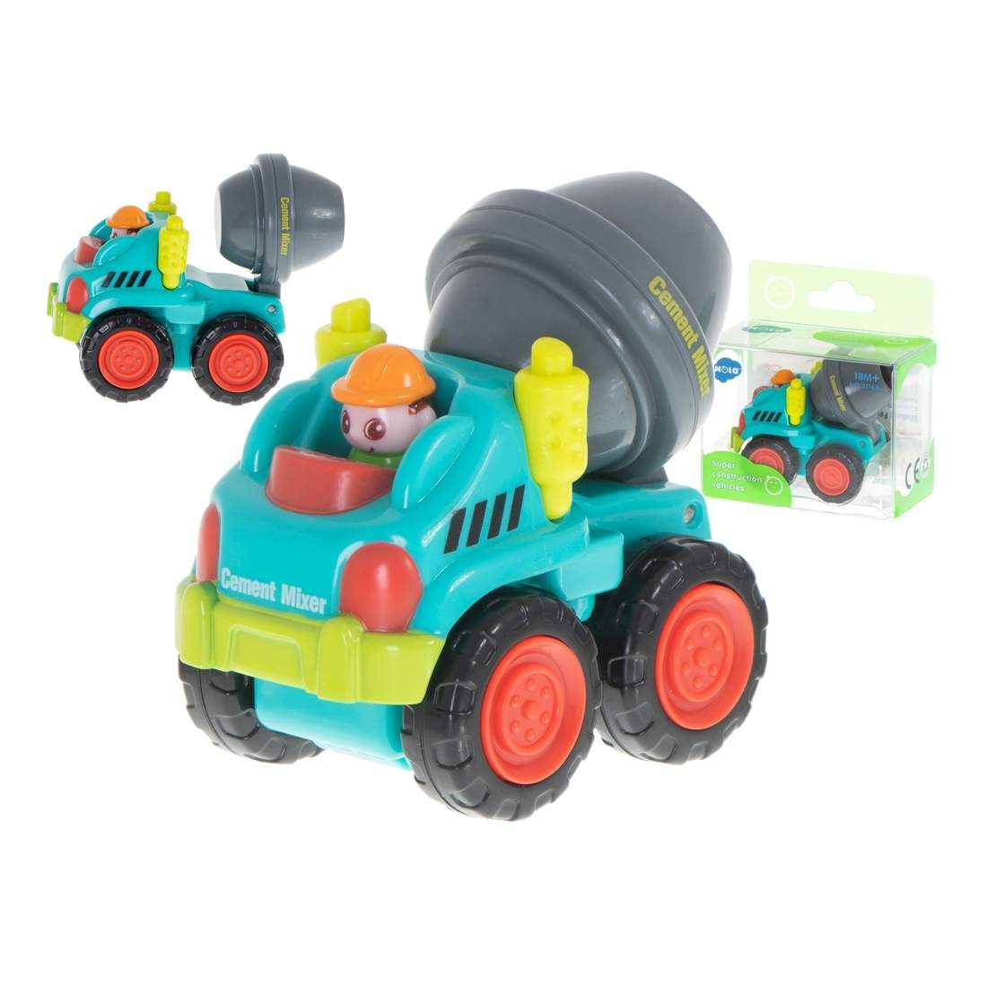 Lutbar betongblandare för barn, 7x4x6cm | Hem & Hobby - Hem & Hushåll - Bygg | Pryloteket