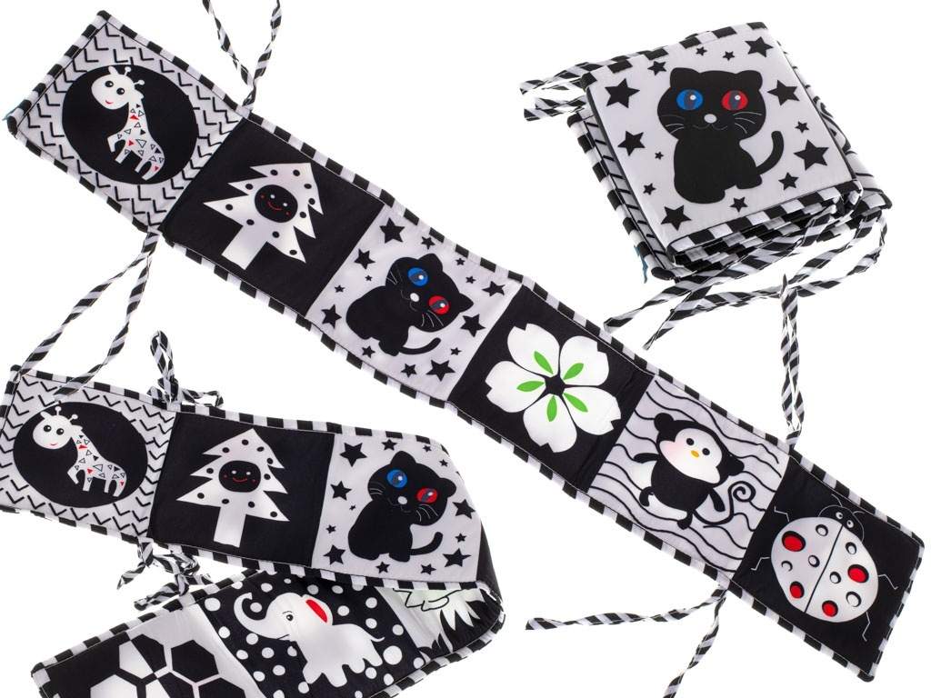 Sammenklappelig krybbe kofanger med mariehøne design