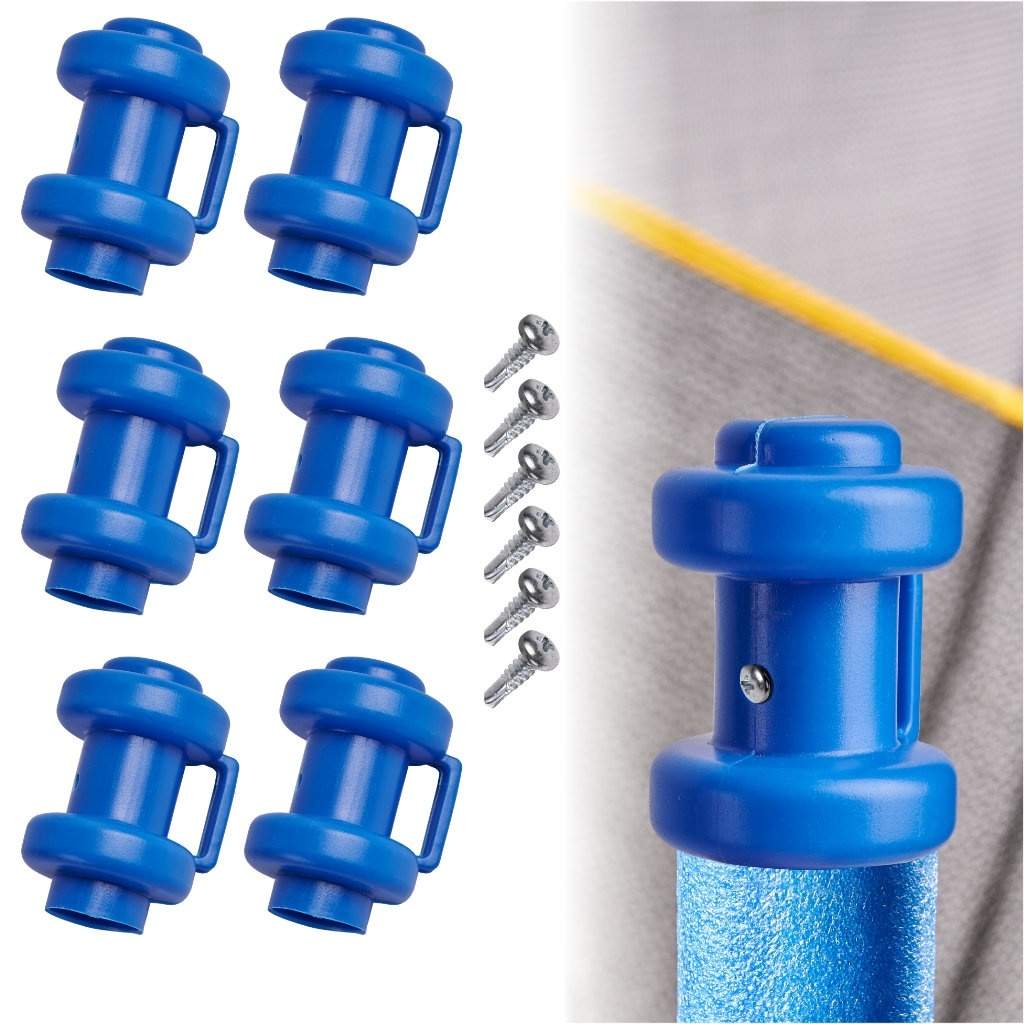 Beskyttende stolpedæksel til trampolin