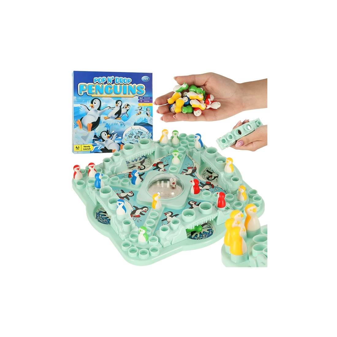 Pingvinspel med isbroar - Strategispel för alla åldrar | Hälsa & Skönhet - Personvård - Vård & Rehabilitering - Hållning | Pryloteket