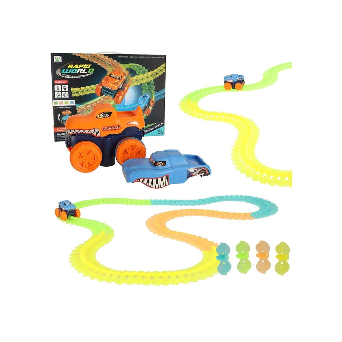 Självlysande bilbana med LED-bil | Hälsa & Skönhet - Personvård - Vård & Rehabilitering - Hållning | Pryloteket