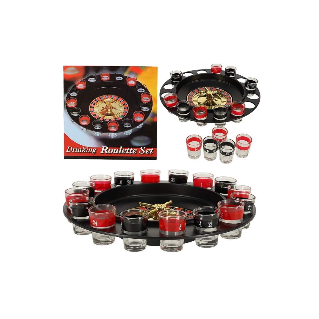 Partyspel med 16 glas och 2 kulor - 30 cm | Hälsa & Skönhet - Personvård - Vård & Rehabilitering - Hållning | Pryloteket