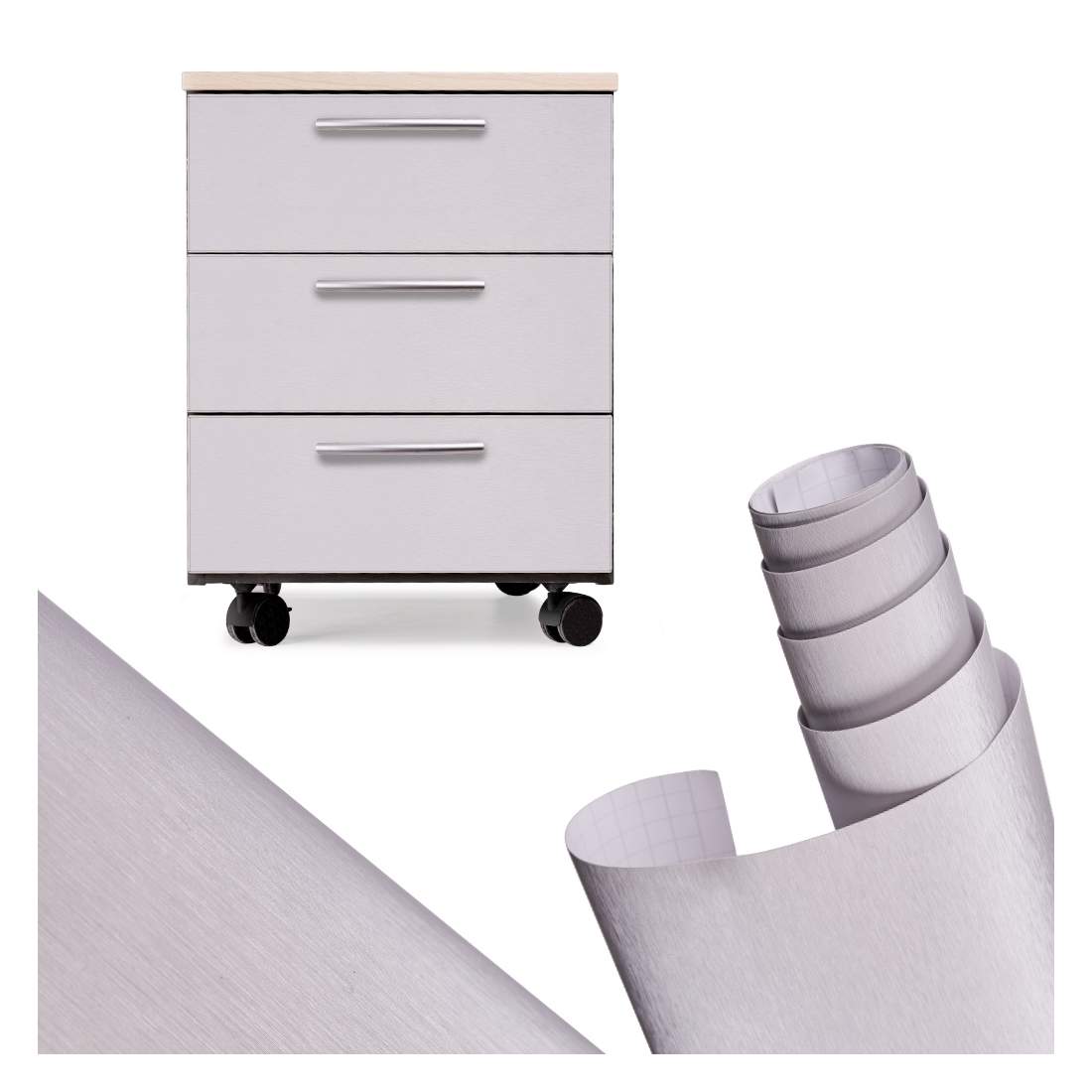 Borstad Silver Folierulle 1,52x30m Metallic | Hem & Hobby | Pryloteket