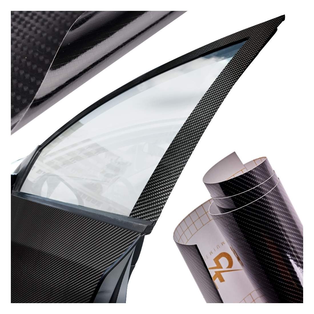 5D Kolfiber Vinylfilm Svart 1,52x18m | Leksaker & Spel - Leksaker - Gosedjur & Nallar - Film | Pryloteket