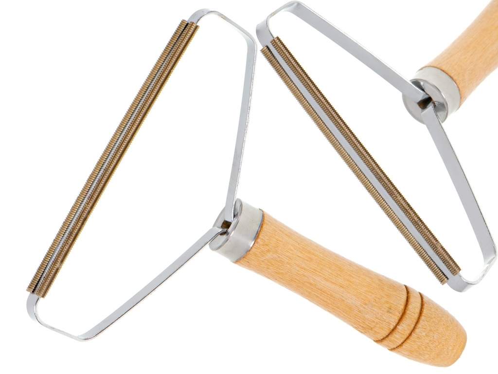 Effektivt barbertøj - Metal & Træ, 16x13cm