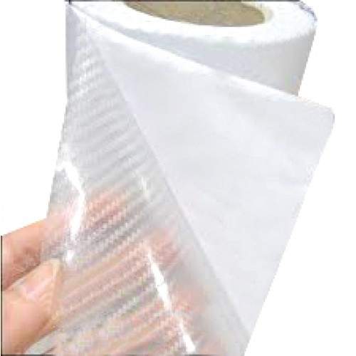 Termoplastisk film med kanallim til bil, plast og glas