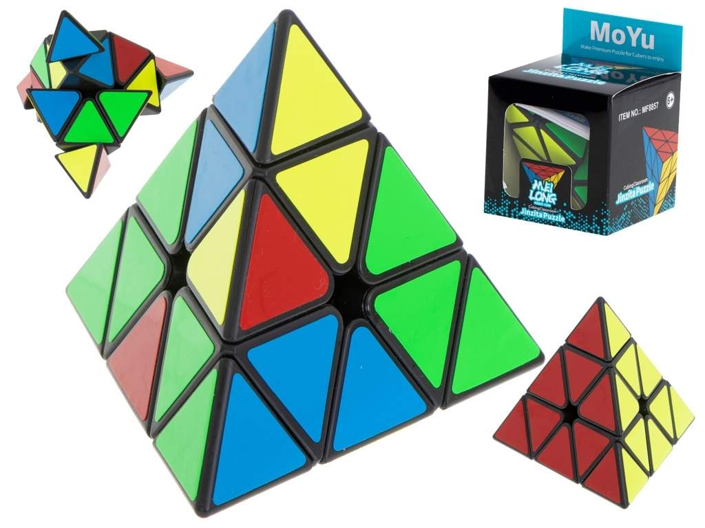 Pyraminx terning 10x10x10cm til logiktræning