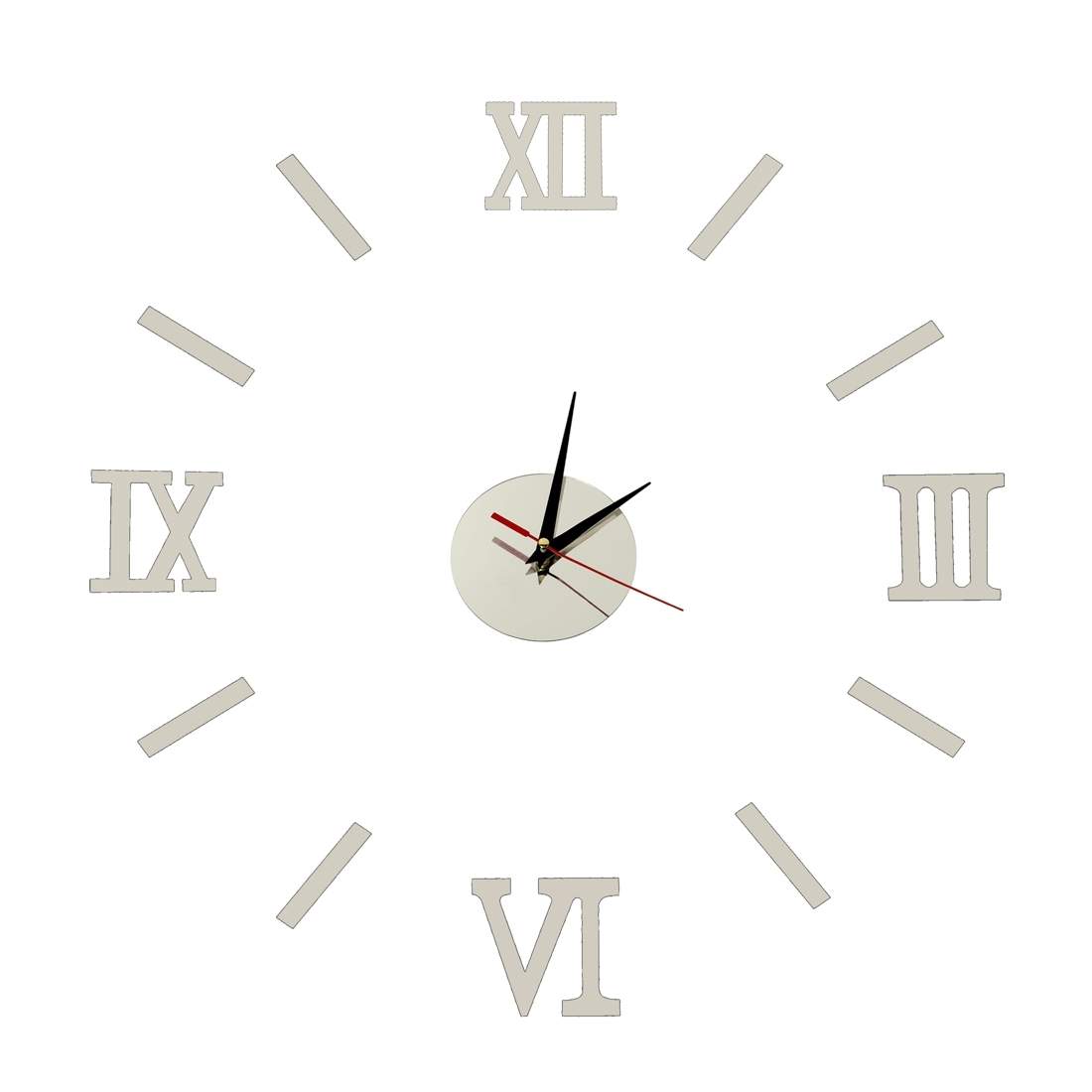 Stor Självhäftande Väggklocka 70-130 cm | Hem & Hobby - Hem & Hushåll - Inredning & Dekoration - Bords- & Väggdekoration - Väggklockor | Pryloteket