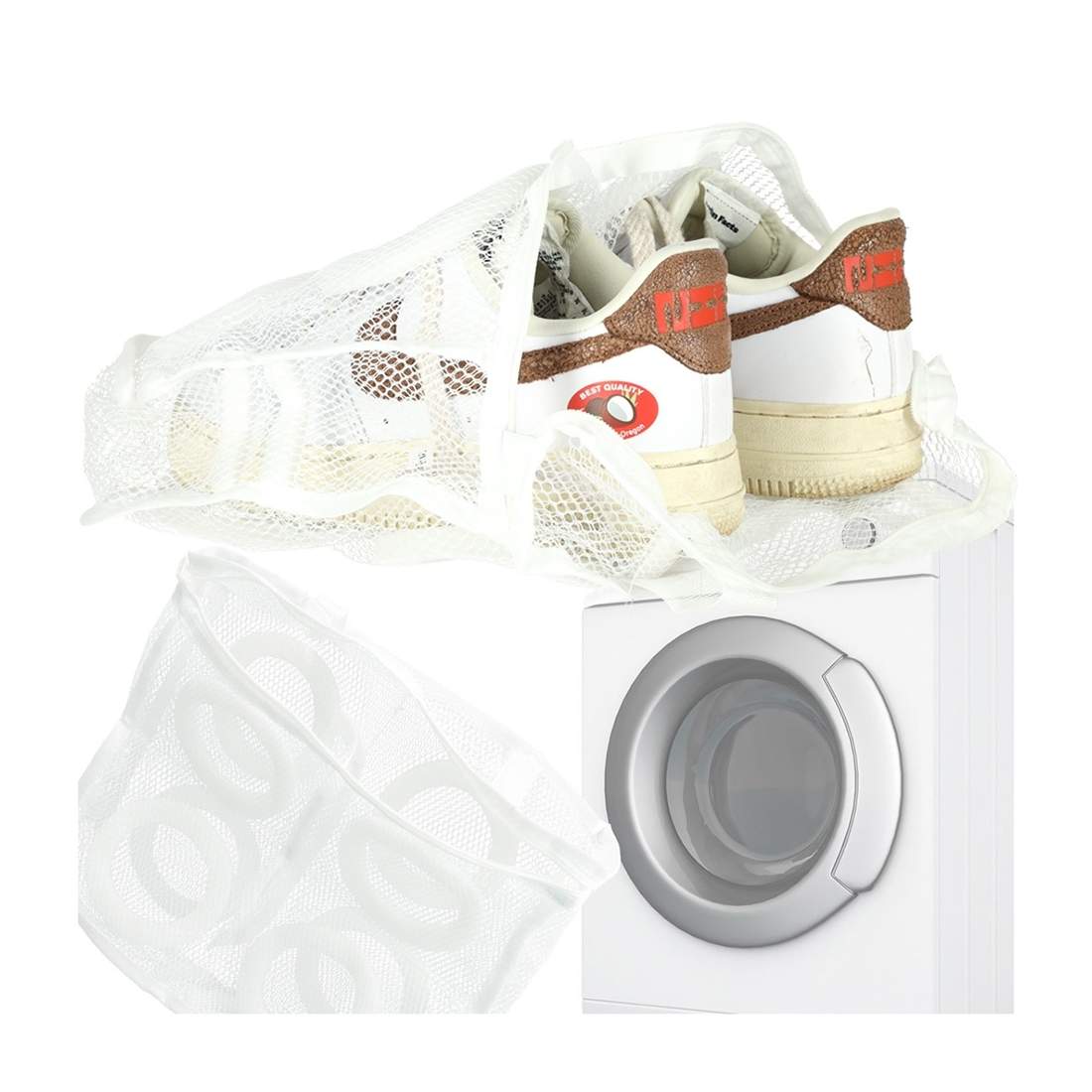 Skyddande skomesh med dragkedja för tvätt 28x27cm | Hem & Hobby - Hem & Hushåll - Tvätt | Pryloteket