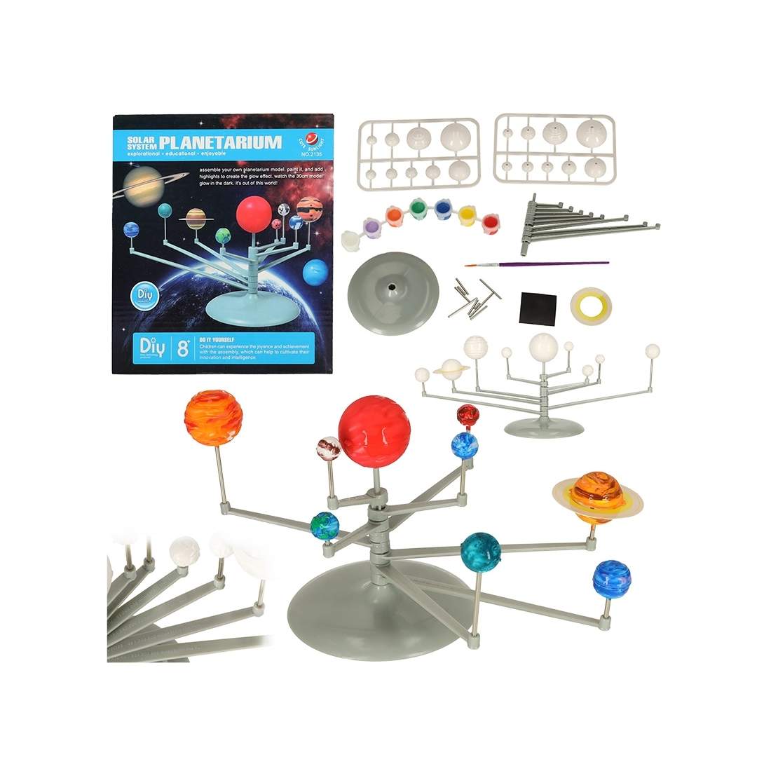Bygg och Måla Solsystem - Kreativt Lärande Kit | Hem & Hobby - Hem & Hushåll - Bygg | Pryloteket
