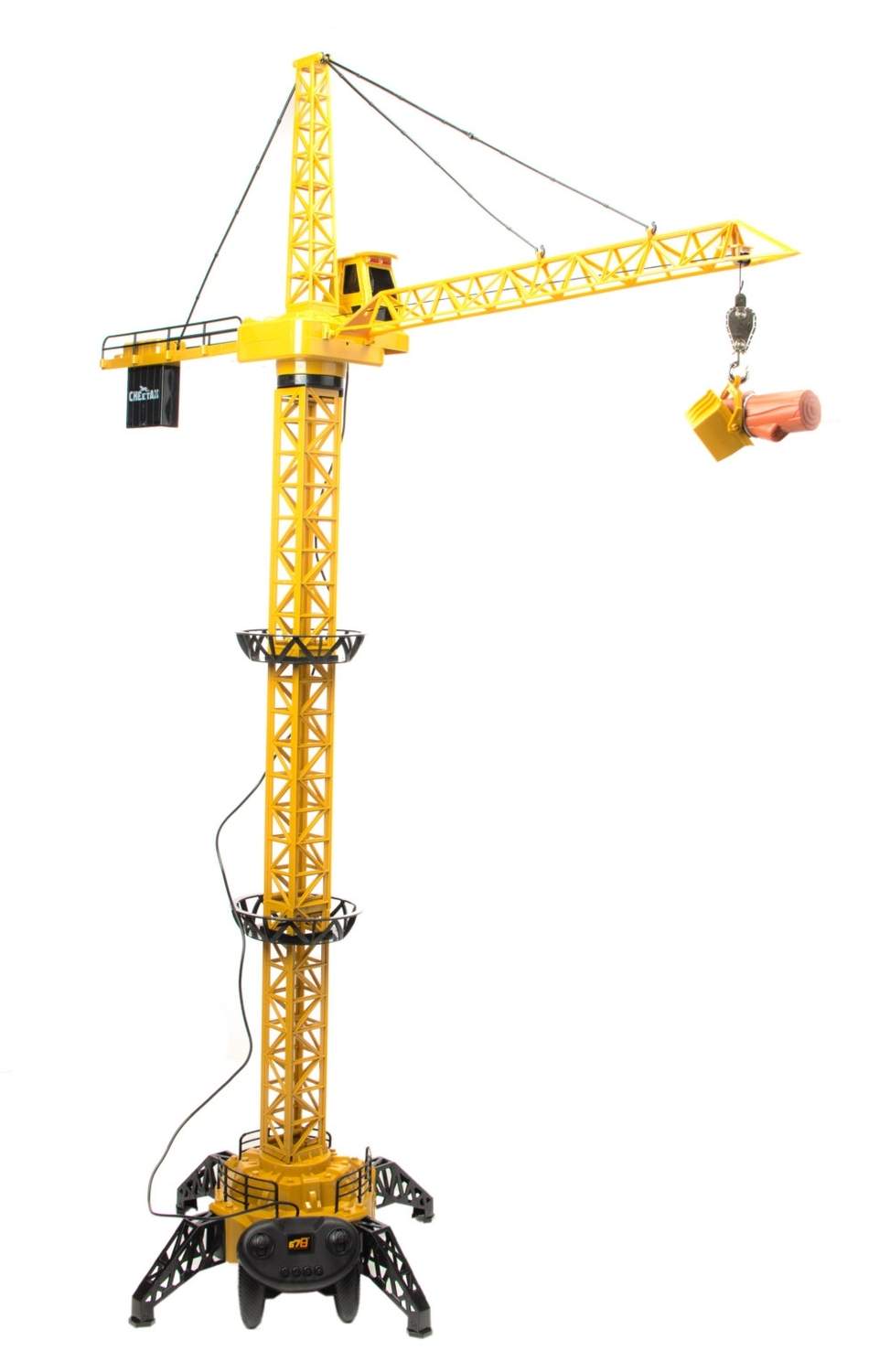 Kauko-ohjattava nosturi pyörivällä puomilla, 128 cm