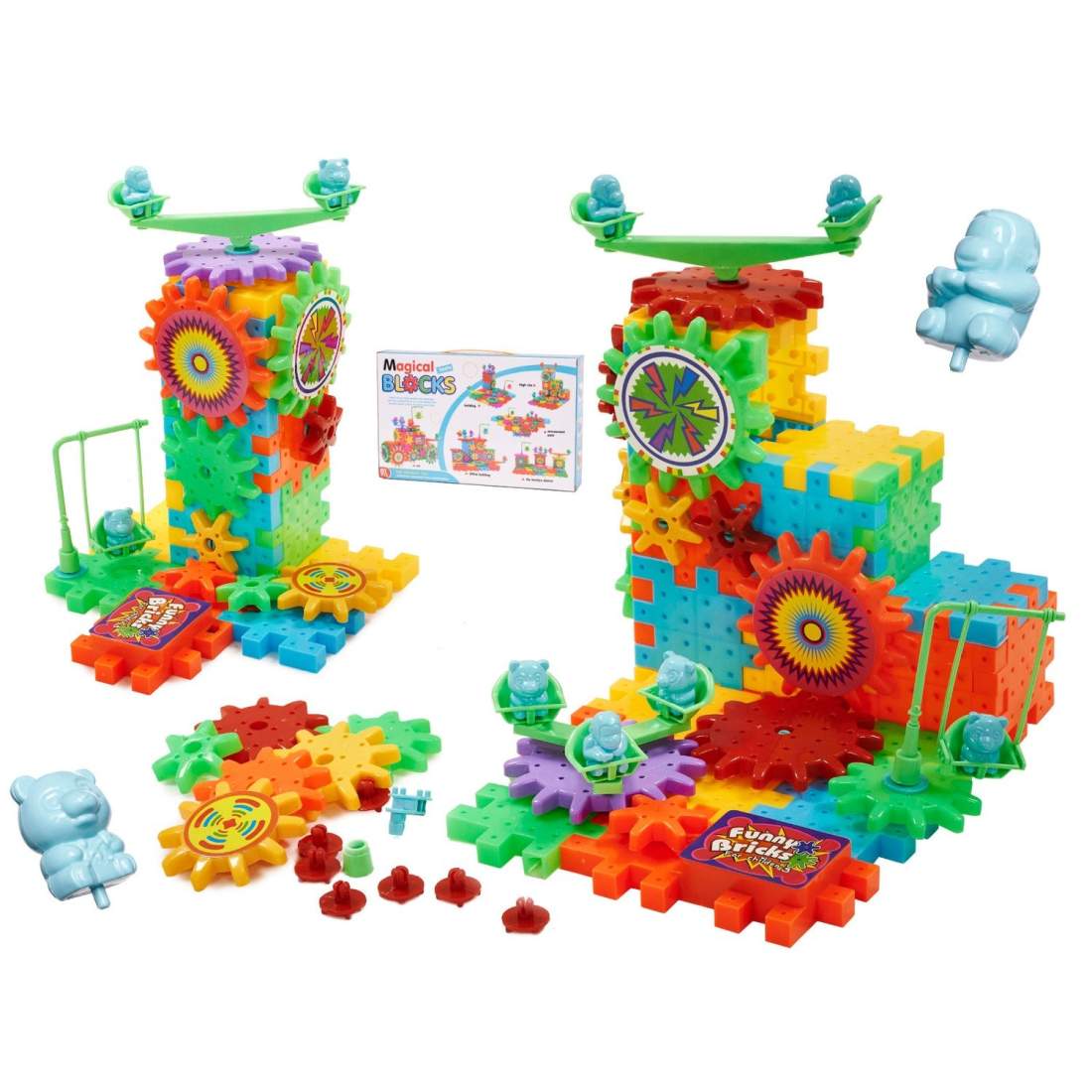 Självgående Byggblockset - 81 Delar Magi | Leksaker & Spel - Leksaker - Rittillbehör & Pyssel - Klistermärken | Pryloteket
