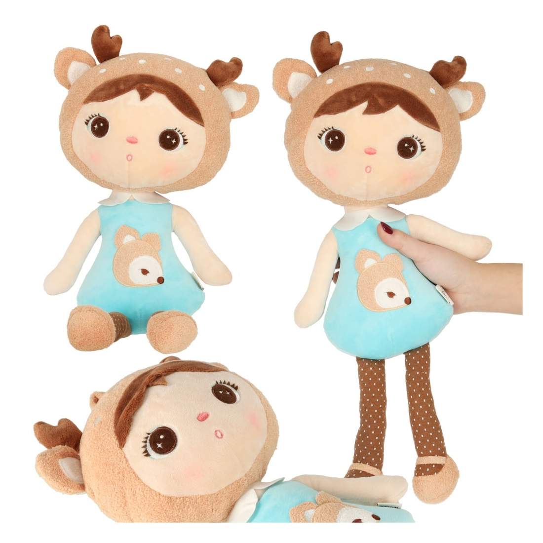 Kronhjort Plyschdocka 46 cm med Tygögla | Elektronik - Tillbehör Mobil & Surfplatta - Mobiltillbehör - Mobilkablar - Tillbehör | Pryloteket