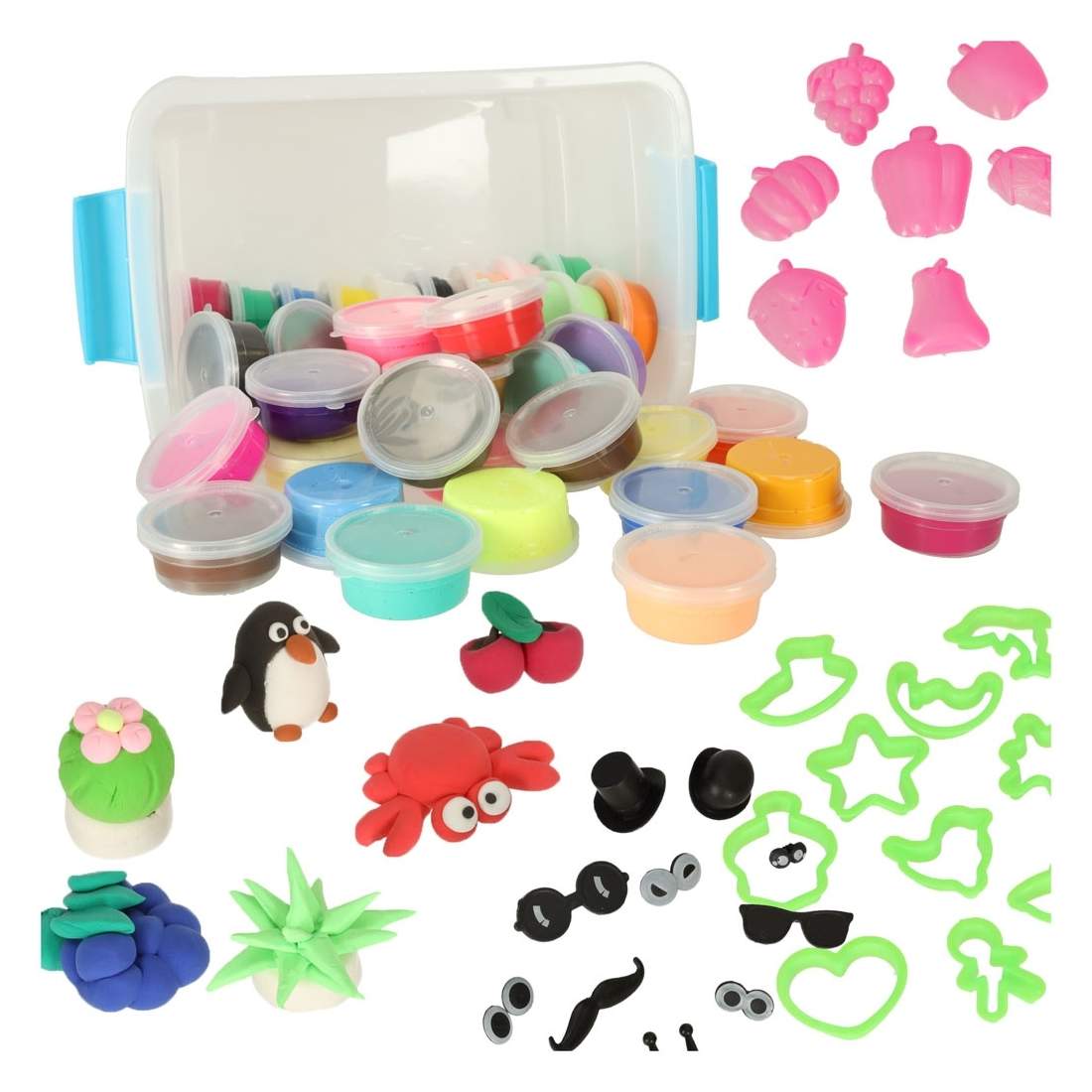 Modellera Set 36 Färger med Tillbehör & Förvaring | Elektronik - Tillbehör Mobil & Surfplatta - Mobiltillbehör - Mobilkablar - Tillbehör | Pryloteket