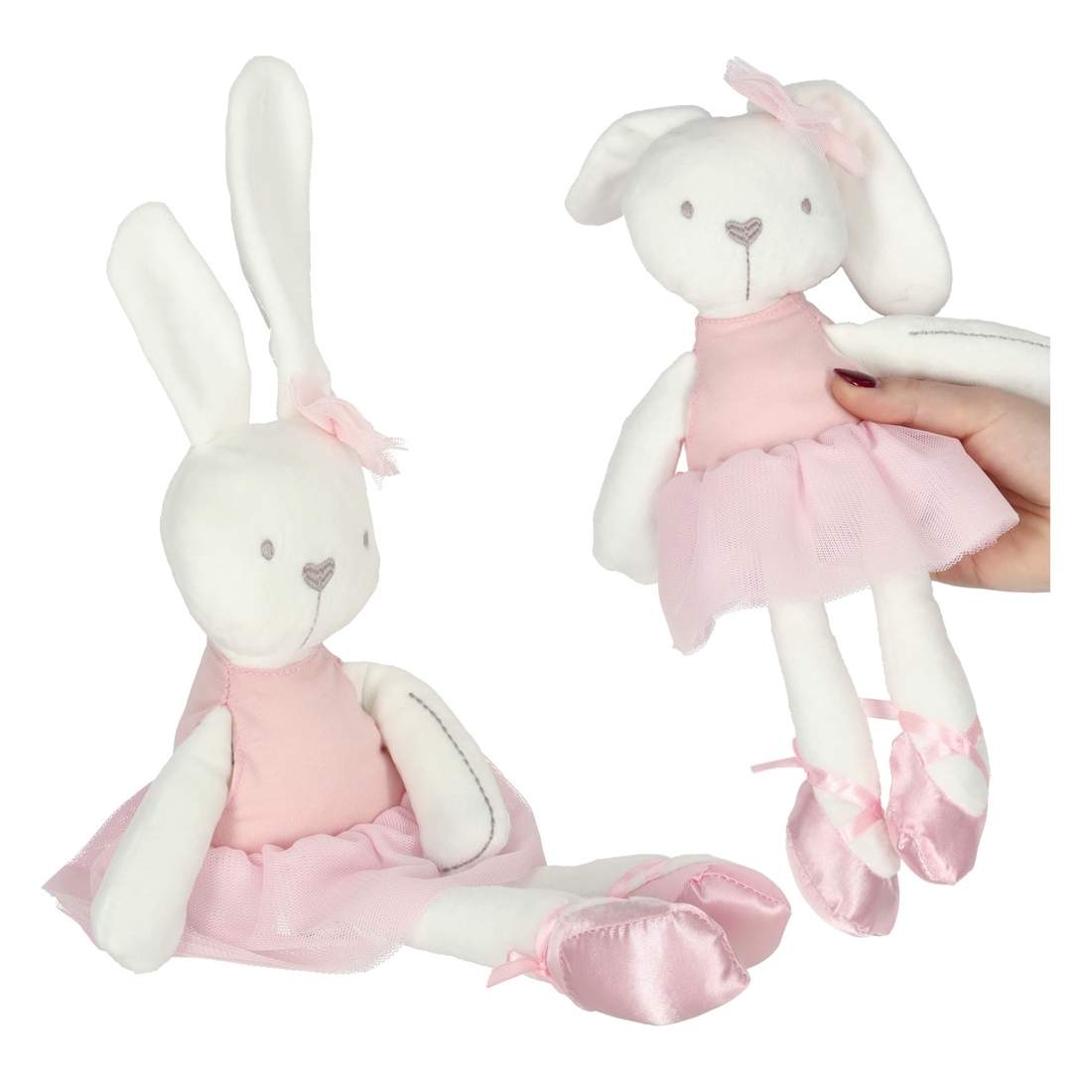 Mjuk Bomullskanin 42cm med Öron | Hem & Hobby - Hem & Hushåll - Tvätt | Pryloteket