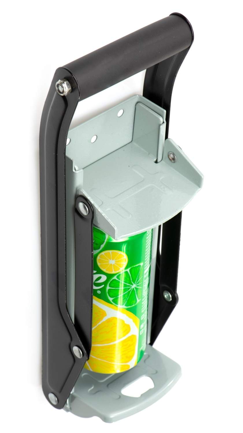 Metal dåseknuser med vægbeslag, nem at bruge