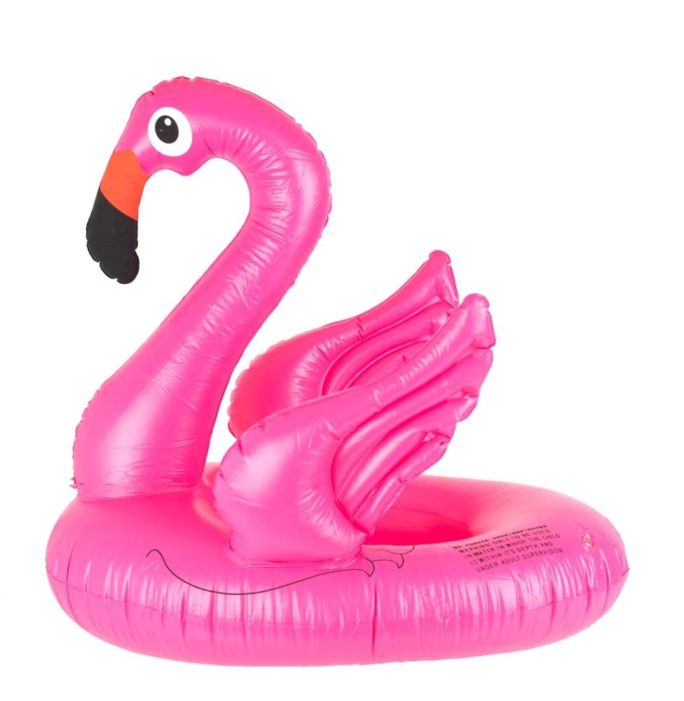 Pink Flamingo børnemadras Oppustelig 66x47x57cm
