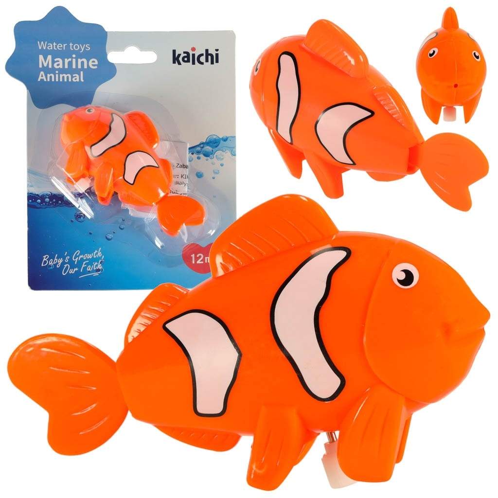 Oranssi kalakylpylelu - uinti, paristoton, kestävä