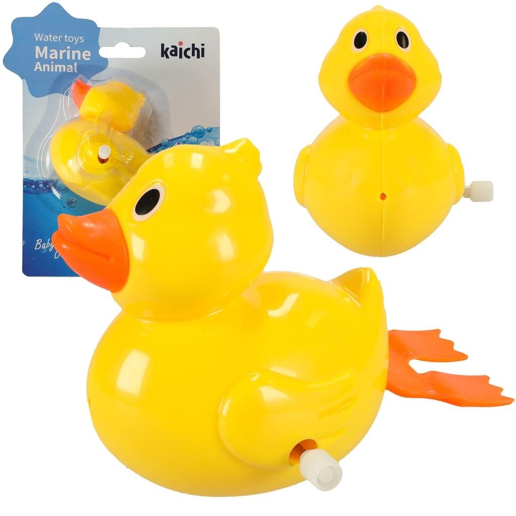 Bath Toy Duck - Bevægelige fødder, slidstærkt plastik