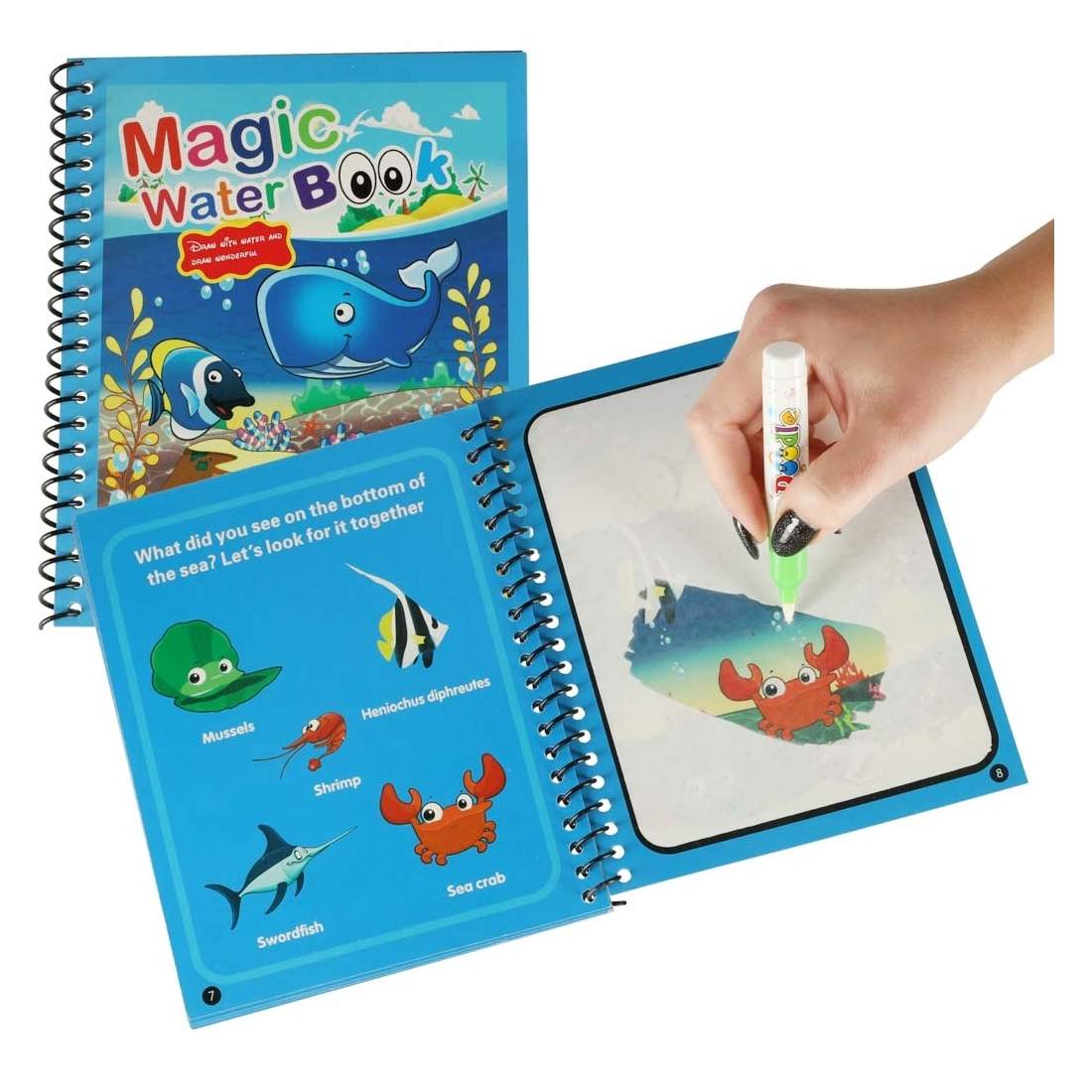 Magisk Vattenmålarbok för Barn - Fläckfri Kreativitet | Hem & Hobby | Pryloteket