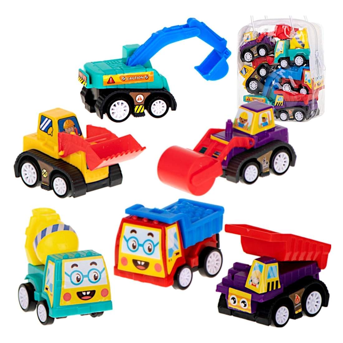 Motoriserade byggbilar med rörliga delar | Hem & Hobby - Hem & Hushåll - Bygg | Pryloteket