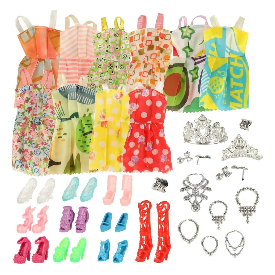 Färgglatt Dockklädset 43 Delar Klänningar & Accessoarer | Elektronik - Tillbehör Mobil & Surfplatta - Mobiltillbehör - Mobilkablar - Tillbehör | Pryloteket