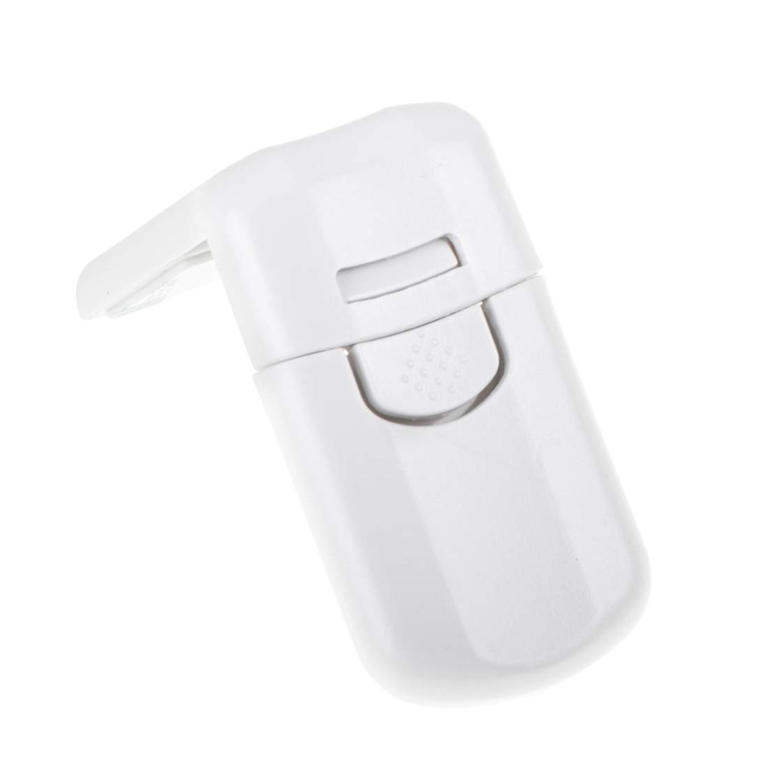 Barnsäker Hörnlådlås, Självhäftande Vit, 7,5 cm