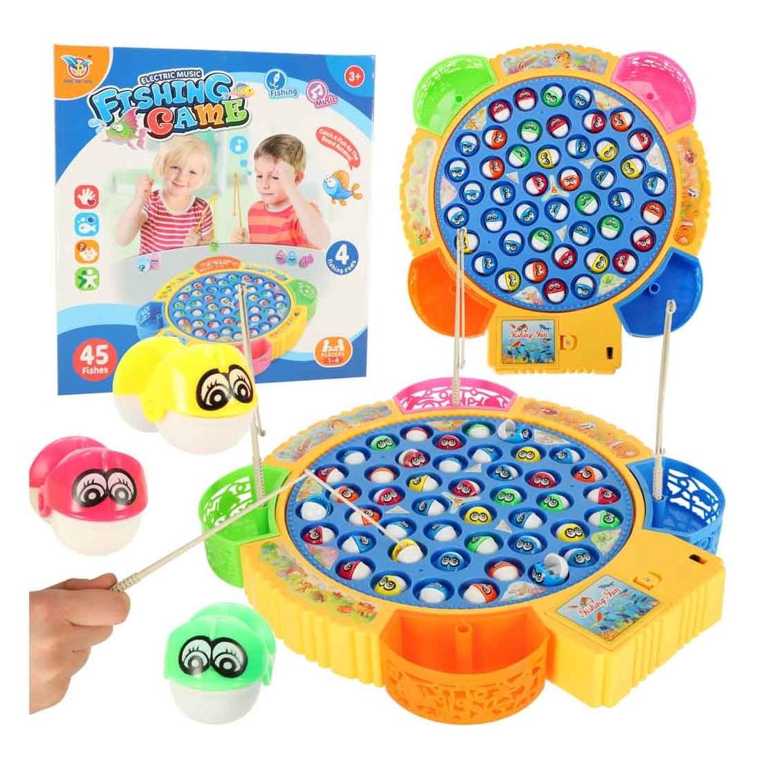 Batteridrivet Familjespel Fiske med 45 Fiskar | Hem & Hobby | Pryloteket
