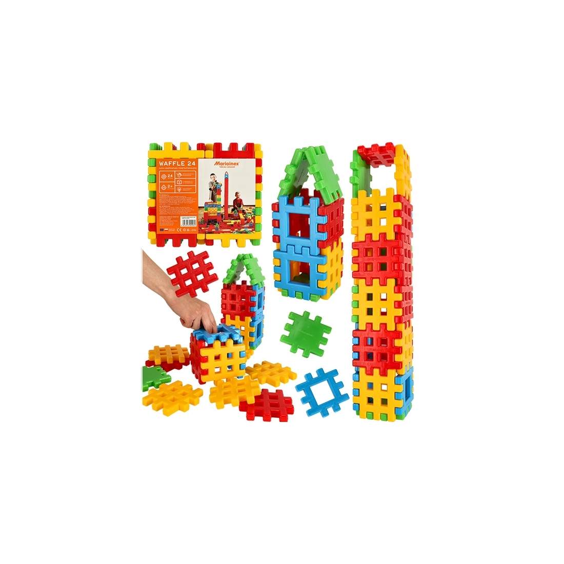 Färgglada Byggstenar 24st - Kreativ Lek & Lärande | Hem & Hobby - Hem & Hushåll - Bygg | Pryloteket