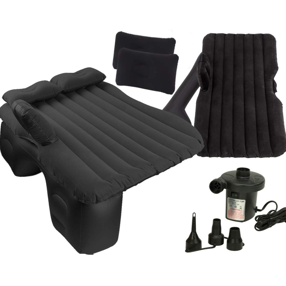 Vattentät uppblåsbar bilsäng i velour | Hem & Hobby | Pryloteket