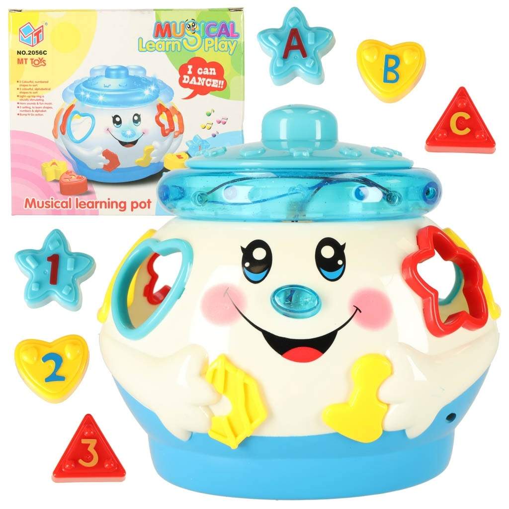 Melody Pot med Shape Block - Batteridrevet & Bevægelig