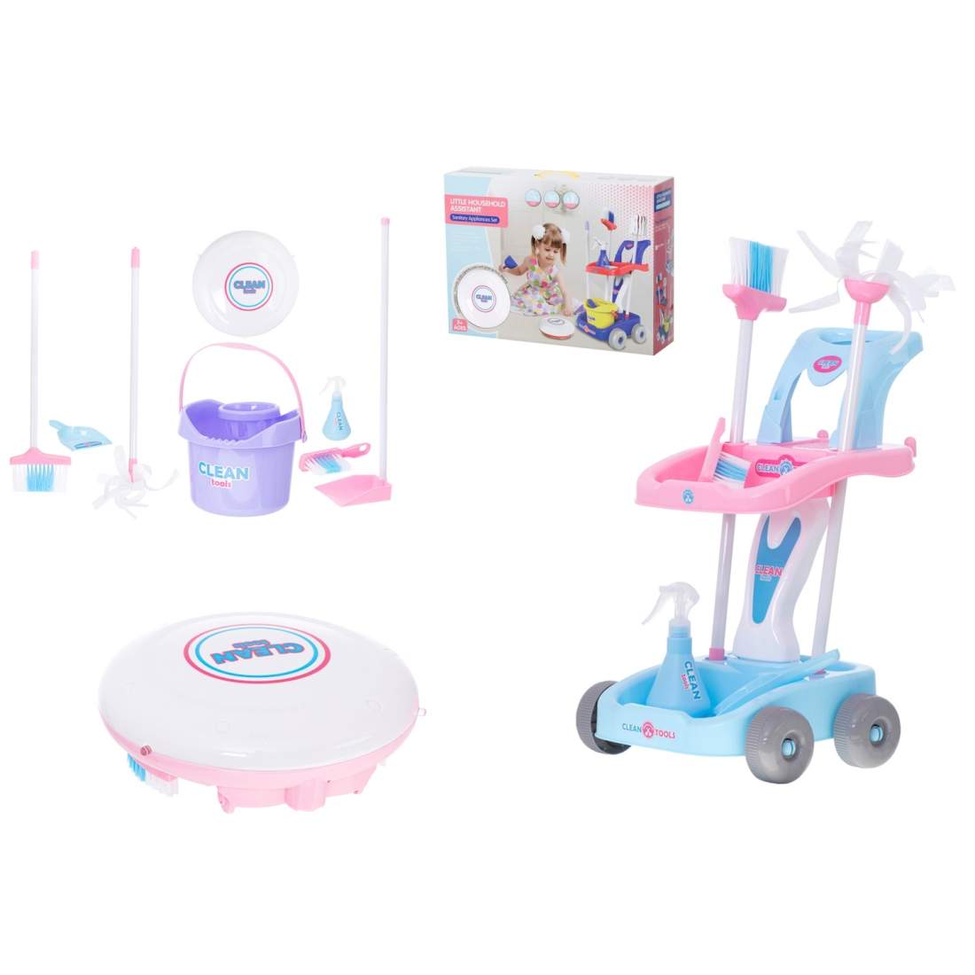 Rengöringsset för Barn: Robotdammsugare & Mopp | Hem & Hobby - Hem & Hushåll - Tvätt | Pryloteket