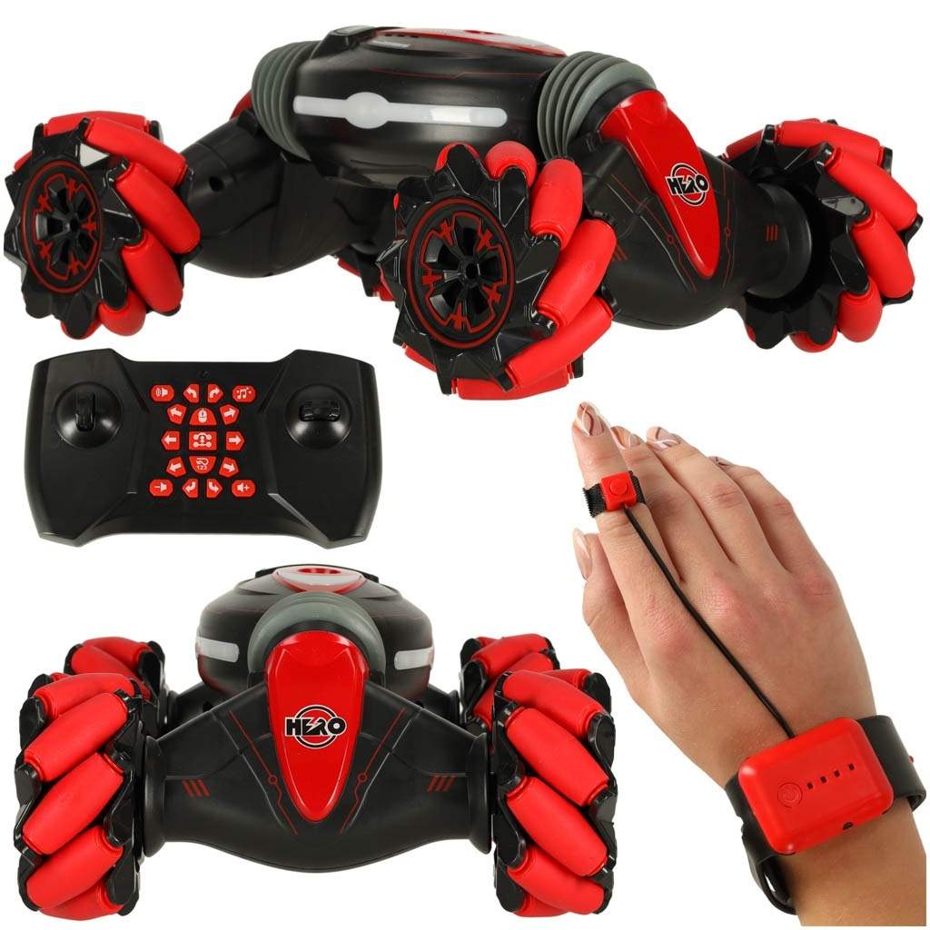 Fjernstyret stuntbil med lys og lyd