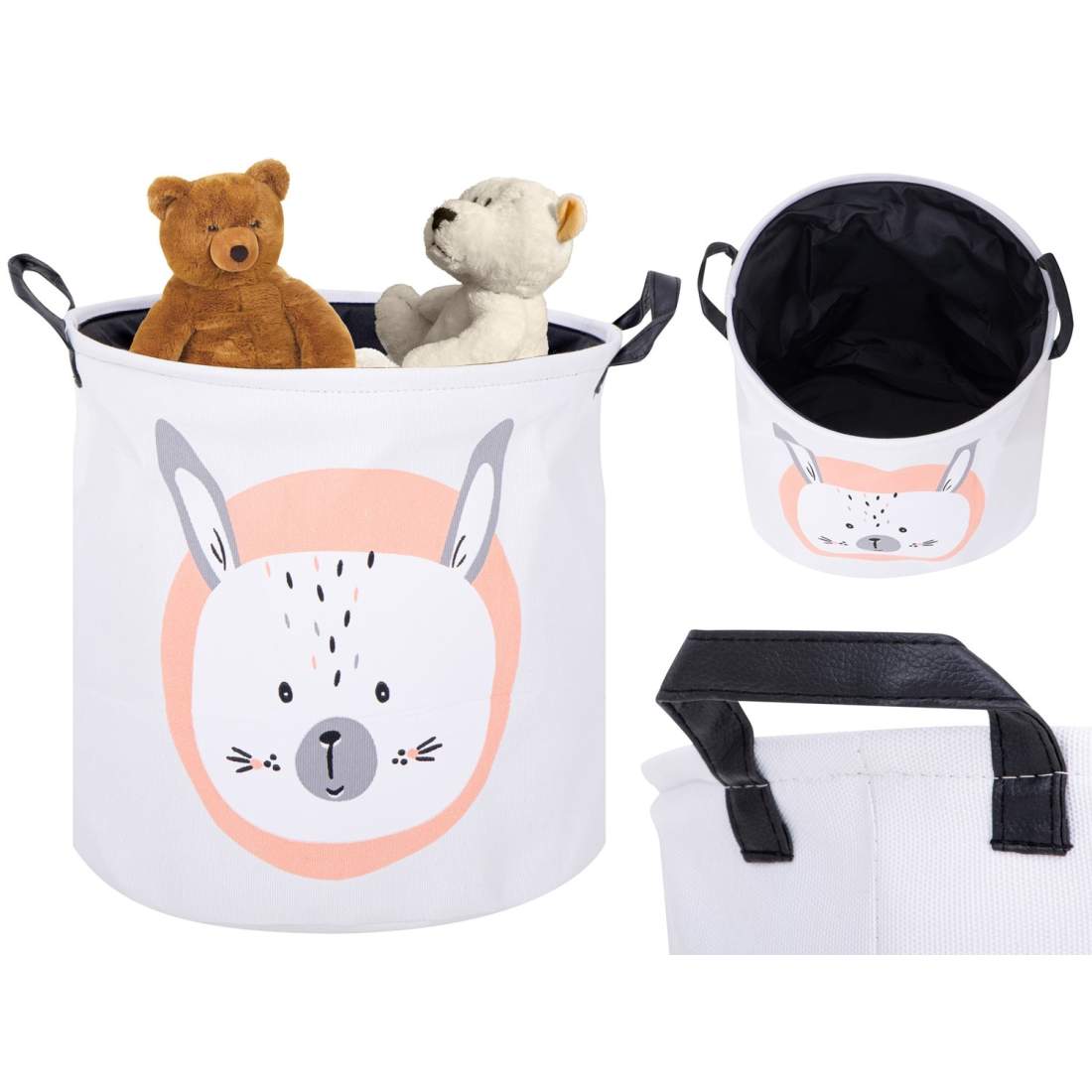 Kanin Leksaksförvaring Bomull 35x35cm | Leksaker & Spel - Leksaker | Pryloteket